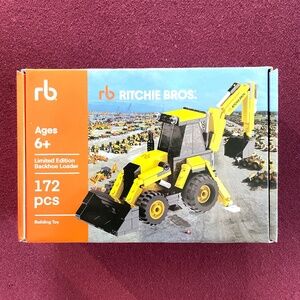Ritchie Brothers Auctioneers Limited Edition Backhoe Loader Building Toy 172 pcs